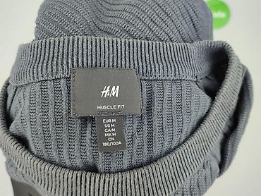 botki pull and bear: H&M, Sweter dla mężczyzn, rozmiar M — 5