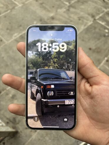 iphone 12 azerbaycan qiymeti: IPhone 12, 256 GB, Yaşıl, Barmaq izi, Face ID