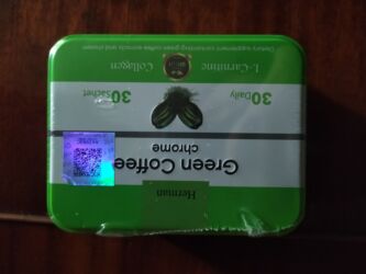 qol saatlari type 1: Məhsul: Green Coffee Chrome – qida əlavəsi Xüsusiyyətlər: - Tərkib