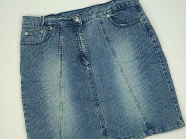 dżinsowe spódniczki z guzikami: X-MAIL, Women`s skirt, XL (EU 42)