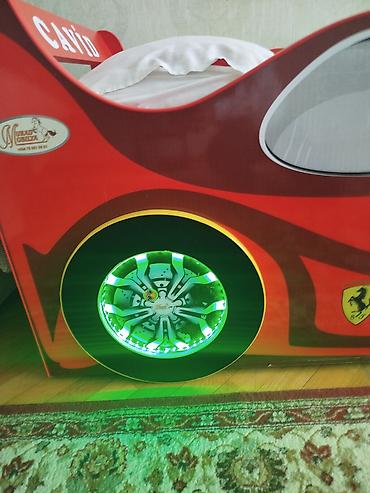 islenmis matras: Uşaq maşın formalı çarpayı – qırmızı “Ferrari” dizaynı - Korpus — 5