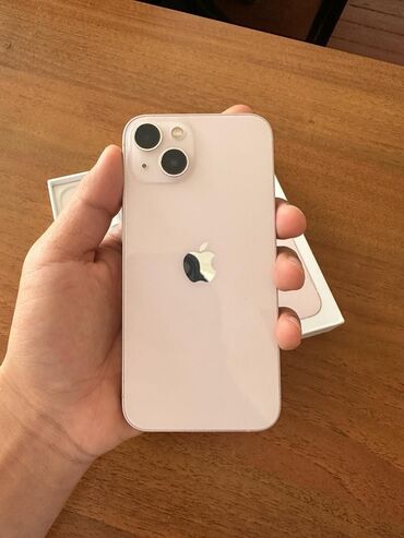 iphone 5se: IPhone 13, Б/у, 128 ГБ, Белый, Кабель, Коробка, 88 %