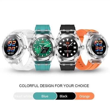 Наушники: Умные часы hoco Y13 orange Усовершенствованные смарт часы для мужчин