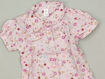 koszula w rowery: Shirt 1.5-2 years, condition - Perfect, pattern - Floral, color - Pink