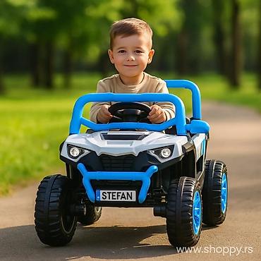Dečiji električni automobili: Quad na akumulator Delfino Off-Road 1588 – Plavi Šifra proizvoda — 9