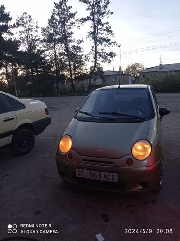 машина кж джалал абад матиз: Daewoo Matiz: 2008 г., 0.8 л, Бензин, Хэтчбэк