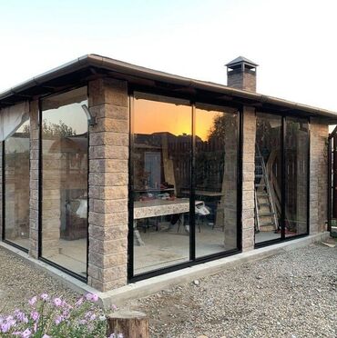 Алюминиевые окна на заказ: Алюминиевое окно на заказ, Тип окна: Витражные, Бесплатная установка, Без рассрочки — 3