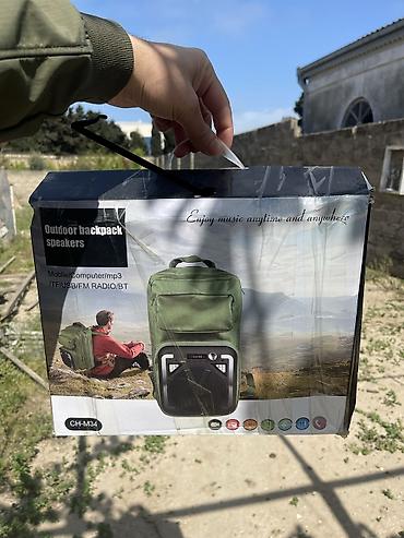 Audio: Outdoor Backpack Speakers – CH-M34 Daşına bilən musiqi səs sistemi — 1