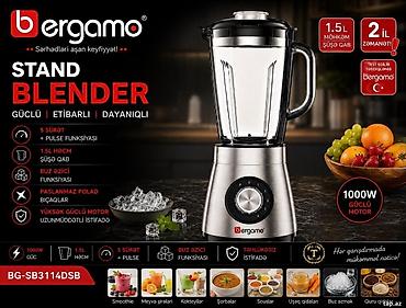 Kokteyl aparatı Bergamo 📌 İnformasiya BERGAMO Stand Blender lalafo.az -da Kokteyl aparatı Bergamo 📌 İnformasiya BERGAMO Stand Blender