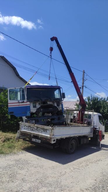 услуги грузовых перевозок: Манипулятор по городу Кран по всему Кыргызстану манипулятор