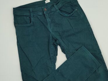 modbis spodnie dla puszystych: F&F, Material trousers for women, size L (EU 40)