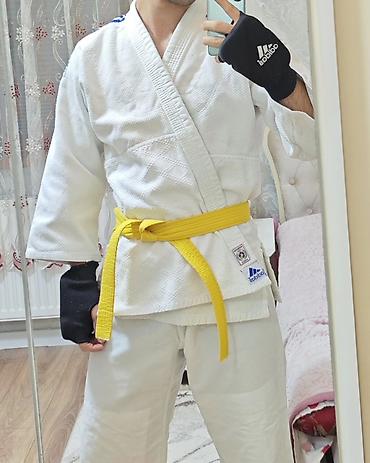 Adidas judogi dəsti endirim olacaq Məhsul tərkibi: - Adidas markalı