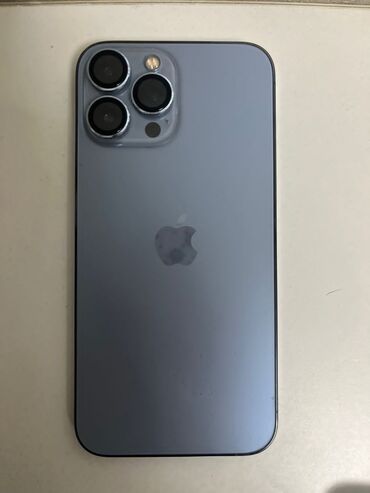 Apple iPhone: IPhone 13 Pro Max, Б/у, 256 ГБ, Синий, Чехол, 84 %