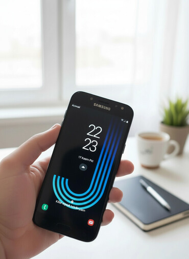 Samsung: Samsung J400, 16 GB, rəng - Qara, Sensor — 1