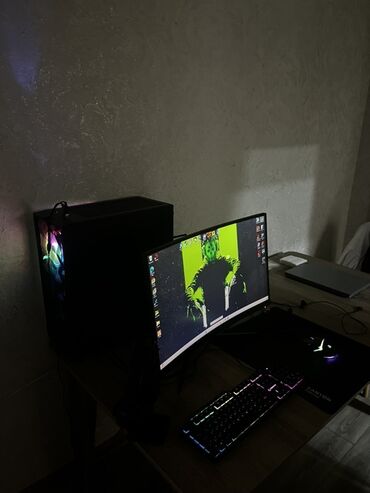 Kompüter, noutbuk və planşetlər: Parametrlerde qeydde olmayan Manitor 240 hz 1 ms 27 inc MSİ, mouse