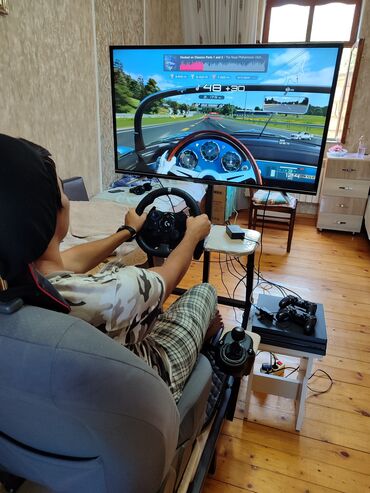 Digər oyun və konsollar: Qiymətə Metal Konstruksiya +Logitech G920 sükanı və pedallar +Shifter