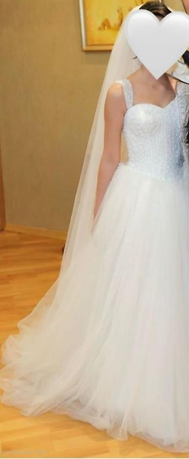 Toy paltarları və aksesuarları: Gəlinlik – klassik A-kəsim/saray silueti Nova Bella Bridal — 2