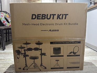 alesis: Alesis Debut Kit — комплект электронных ударных с сетчатыми пэдами — 1