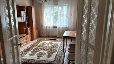 квартира бишкек 2 комнатные аренда долгосрочно: 2 комнаты, Агентство недвижимости, Без подселения, С мебелью полностью