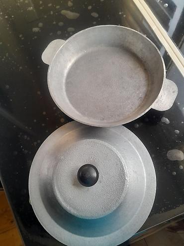 soba pecka: Qazan, rəng - Gümüşü, Alüminium — 2