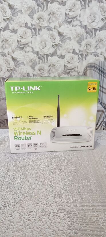 tp link modem qiymət: TP- LINK Modem. Model TL-WR740N. Istifadə edilib, tam işlək