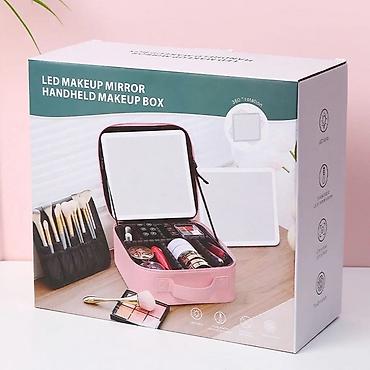 LED işıqlı makiyaj güzgülü daşınan kosmetik çanta - Çoxfunksiyalı lalafo.az -da LED işıqlı makiyaj güzgülü daşınan kosmetik çanta - Çoxfunksiyalı