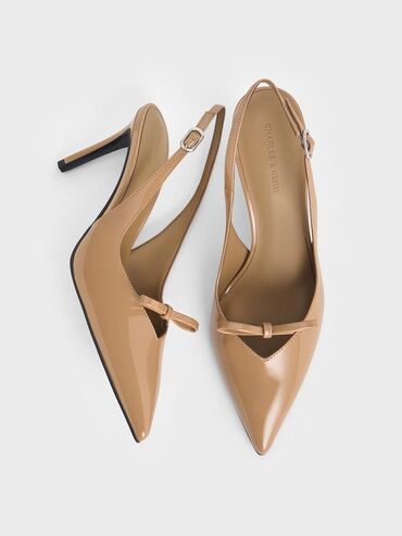 Tuflilər: Tuflilər, Charles&Keith, Ölçü: 38, rəng - Bej, Yeni