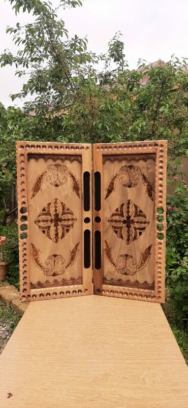 Nərdlər: Taxta nərd dəstləri – əl oyma və laklamaNə - Material: keyfiyyətli — 4