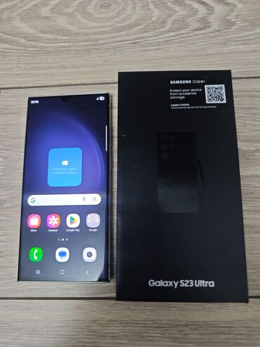 продажа мобильных номеров: Samsung Galaxy S23 Ultra, Б/у, 256 ГБ, цвет - Розовый, 2 SIM