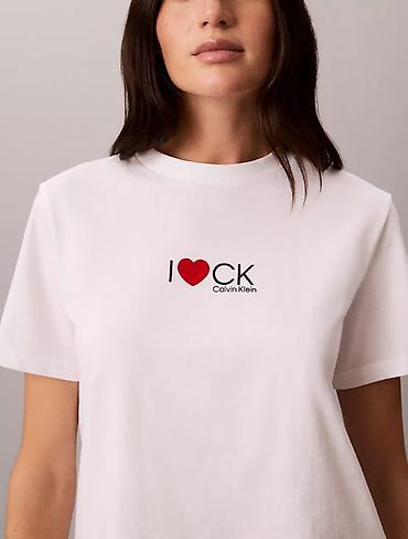 geyım: Futbolka, Calvin Klein, M, rəng - Ağ — 5