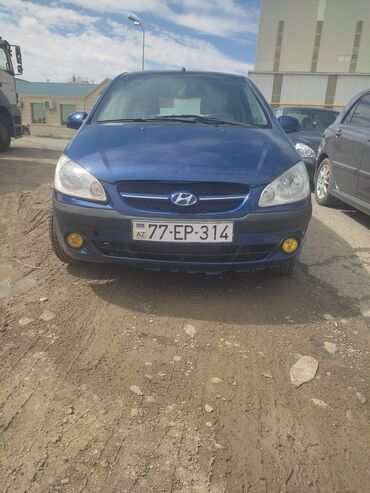 Ehtiyat hissələri: Hyundai Getz CRDi, mavi rəng, 5 qapılı hetçbek. Texniki və xarici