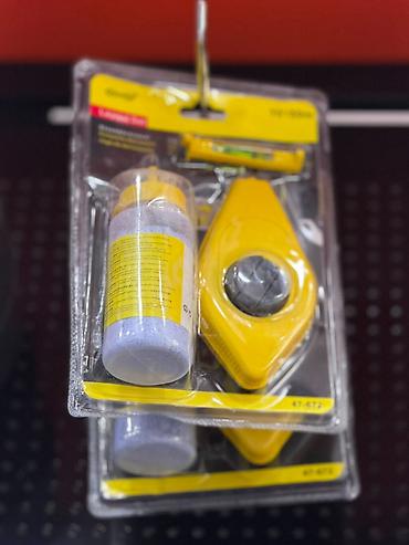 təbaşir və pastel: Sınaq ipi dəsti (chalk line set) - Dəst tərkibi: üçbucaq formalı — 1