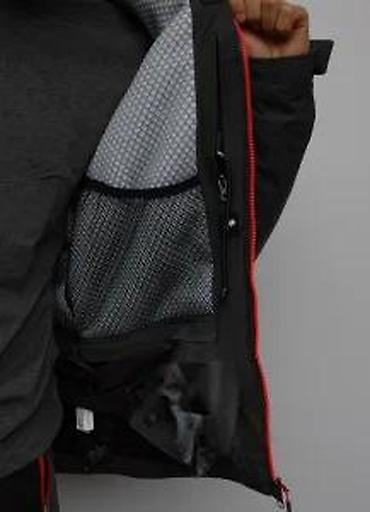 Odeća za skijanje: Muška jakna u tamnosivoj boji sa kapuljačom i dugim rukavima, idealna — 22