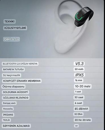 Qulaqcıqlar: Yeni Simsiz (Bluetooth) Qulaqcıqlar, Audeze, rəng - Qara — 6