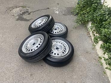 4 ədəd komplekt təkər və polad disk dəsti - Disklər: polad, çox