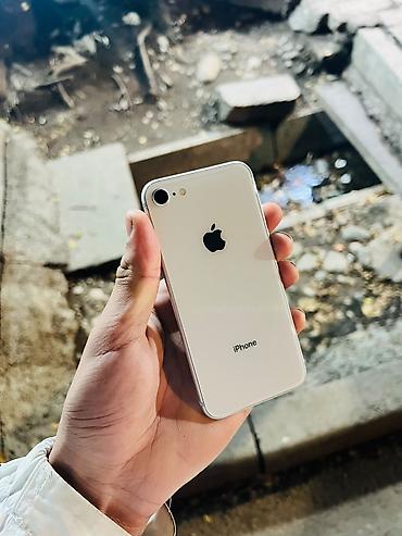 Мобильные телефоны и аксессуары: IPhone 8, Б/у, 64 ГБ, Белый, Чехол, Кабель, 74 % — 3