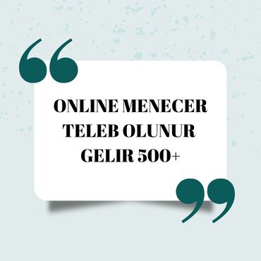 tap az daye teleb olunur: Marketoloq tələb olunur, Onlayn iş, İstənilən yaş, Təcrübəsiz