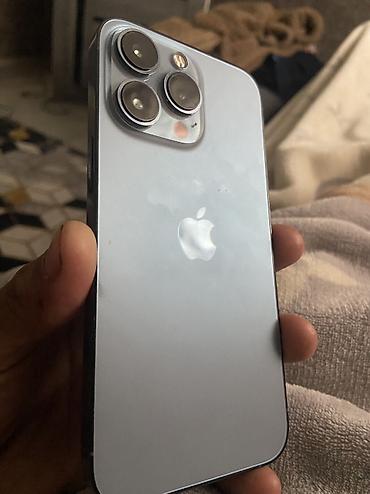оригинальные аирподсы 1: IPhone 13 Pro, Б/у, 128 ГБ, Голубой, 81 % — 3