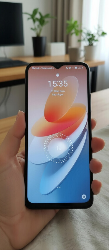 Oppo: Oppo A18, 64 GB, rəng - Göy, Barmaq izi, İki sim kartlı — 1