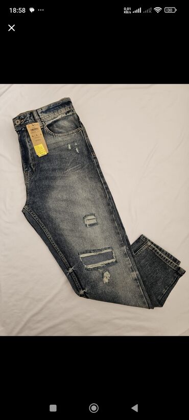 Farmerke: Muške farmerke – više modela sa ispranim i pocepanim efektom - — 1