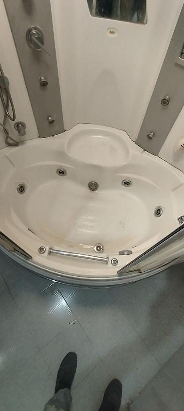jakuzi hamam: Hidromassajlı duş kabinası və aksesuarları - Bütün funksiyaları ilə — 5