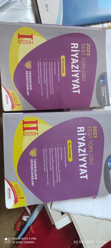 6 ci sinif riyaziyyat olimpiada suallari 2023 pdf: 2023-cü il buraxılışı olan bu riyaziyyat test topluları həm I, həm də