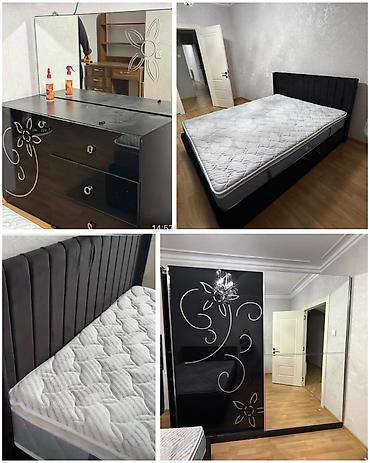 Двуспальная кровать, Шкаф, Комод, Трюмо, Б/у at lalafo.az Двуспальная кровать, Шкаф, Комод, Трюмо, Б/у