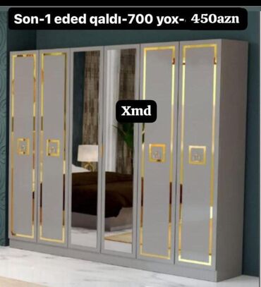 Masalar: Açılan, 6 qapı Düz dolab, Şifonyer