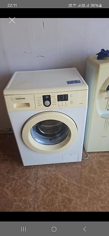 31500chs_02: Paltaryuyan maşın Samsung, 6 kq, İşlənmiş, Avtomat, Qurutmasız, Kredit yoxdur, Ünvandan götürmə — 1
