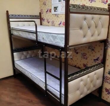 İkimərtəbəli uşaq çarpayıları: Oğlan və qız üçün, Yeni, Çarpayı, Matras ilə, Siyirməsiz — 31