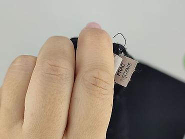 spodnie pull: Spodnie materiałowe damskie, rozmiar M — 5
