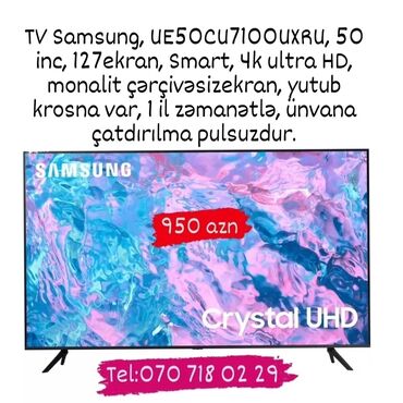 Televizorlar: Anbardan satiş Televizorlar.Unvana çatririlma pulsuzdu.Melumat uçun — 9