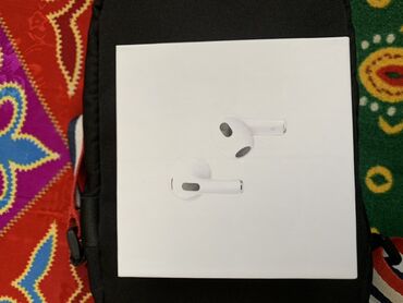 наушник телефон: Каптагычтар, Apple, Жаңы, Электр зымсыз (Bluetooth), Классикалык