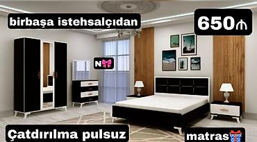 komod: Satılır: *Birbaşa istehsalçıdan yataq dəsti* Qeyd:*Dəst yenidir və — 1